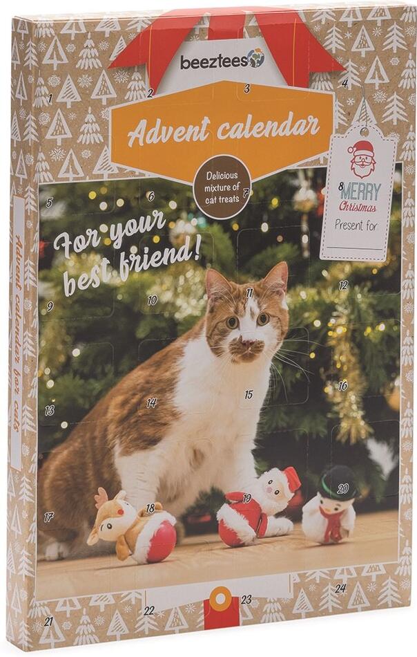Beeztees PURR Adventní kalendář pro kočky 100g