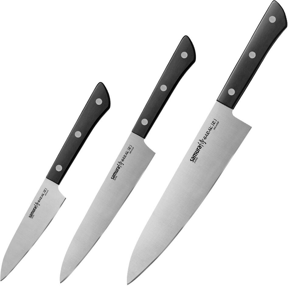 Samura HARAKIRI Sada 3 nožů (černá) (SHR-0220B)