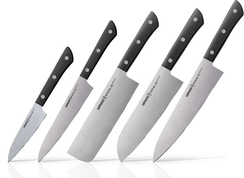 Samura HARAKIRI Sada 5 nožů (černá) (SHR-0250B)