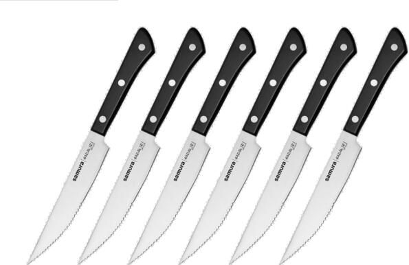 Samura HARAKIRI Sada 6 nožů na steaky (SHR-0260B)