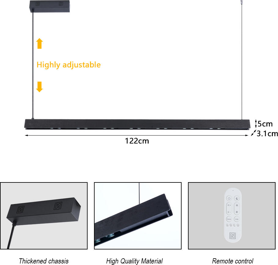 Immax NEO MADEIRA lineár dřevo ořech 122cm Tuya WIFI