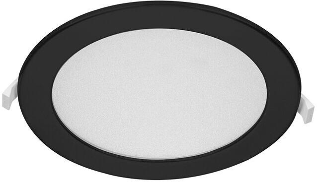 PN22400011 LED DOWNLIGHT vestavné svít.kulaté 18W,1620lm,3000-6000K,IP44,černá,22cm Panlux