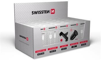 SET SAMOPRODAVAČ (5x kabel MicroUSB, 5x USB-C, 5x lightning, 5x CL 2USB 4,8A, 5x držák S-GRIP AV-1)