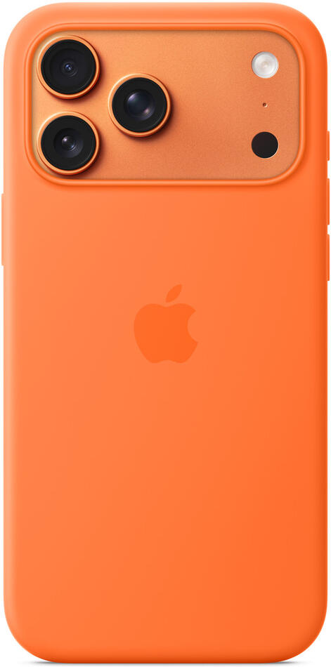 Apple iPhone 17 Pro Max Silicone Case w MS – Orange / SK (MGFL4ZM/A)