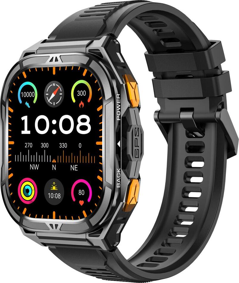 Chytré hodinky Armodd Titan GPS (9139), černé