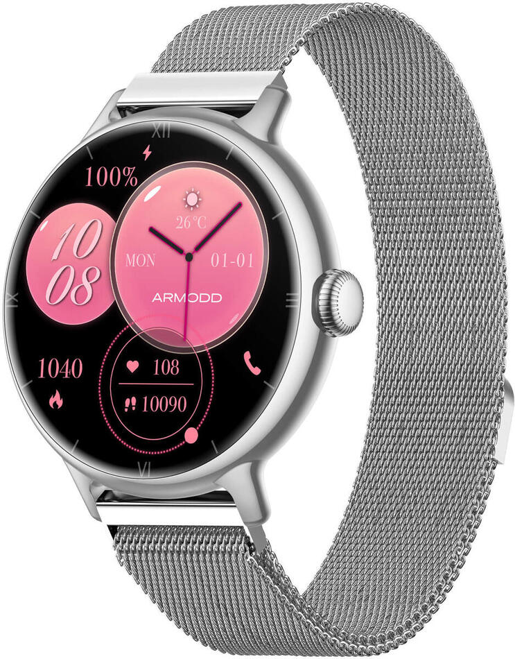 Chytré hodinky Armodd Candywatch 5 GPS (9154), stříbrné