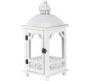 Lucerna dřevěná, barva bílá. Autronic (LD-0357 WT)