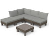 Zahradní nábytek Keter Elements 5místný modulární set walnut