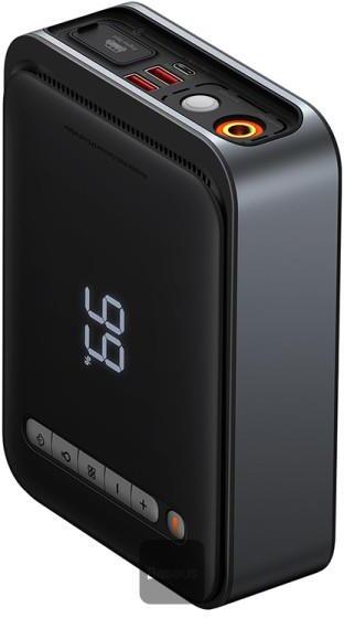 Powerbanka Baseus Super Energy 8000mAh, se startovacími kabely a kompresorem černá