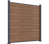 ROJA ELEMENT plotový panel WPC 180x180 cm a koncovky - teak