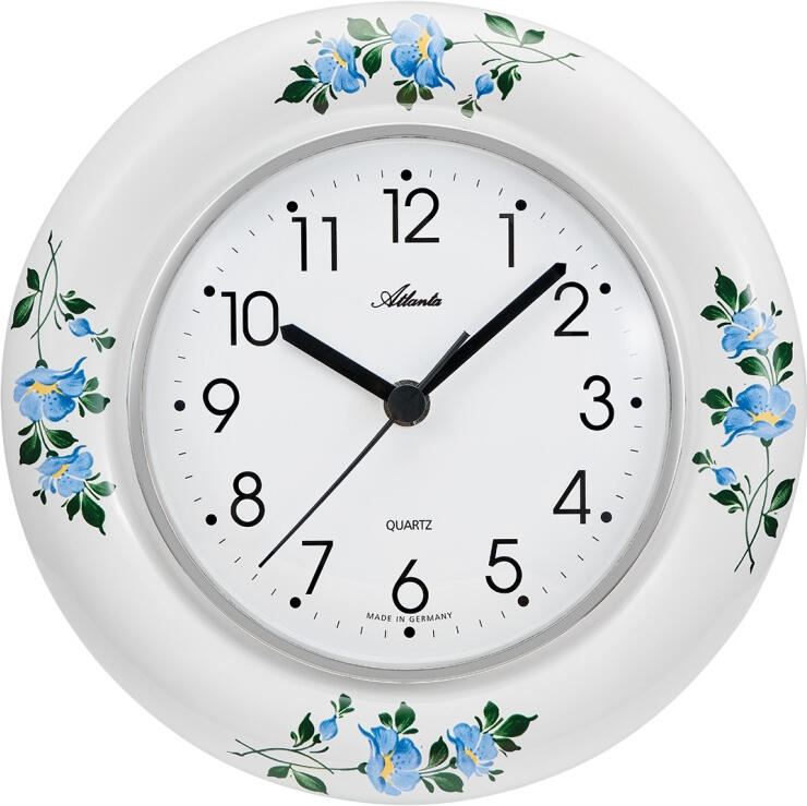 Designové kuchyňské keramické hodiny AT6016 Atlanta 22cm