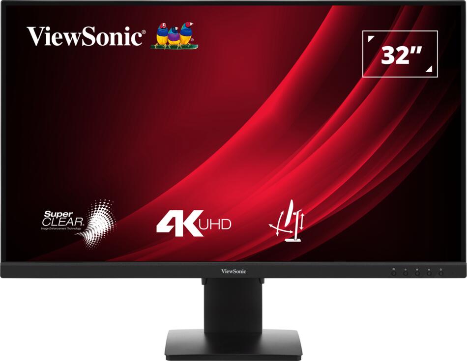 Viewsonic VG3208-4K 32" VA 4K / 3840x2160@60Hz / 4ms / 300cd / 2xHDM / DP / Repro / HAS / VESA