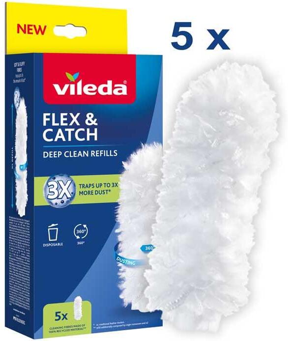 Náhrada k prachovce Vileda Flex&Catch, 5 ks