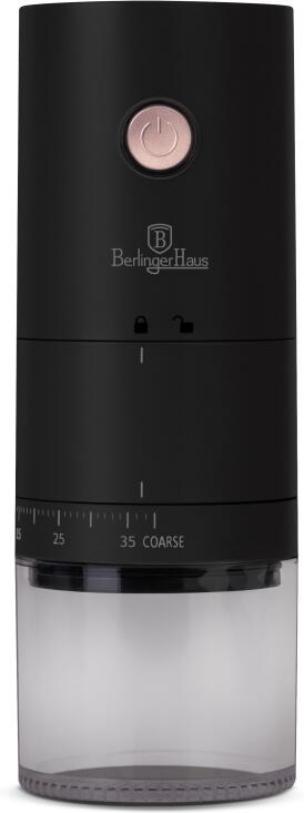 BERLINGERHAUS Mlýnek na kávu dobíjecí Black Rose Collection BH-9800