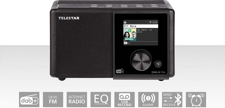 DIRA M11i+ Kompaktní multifunkční rádio EWF DAB+ Telestar 30-111-02
