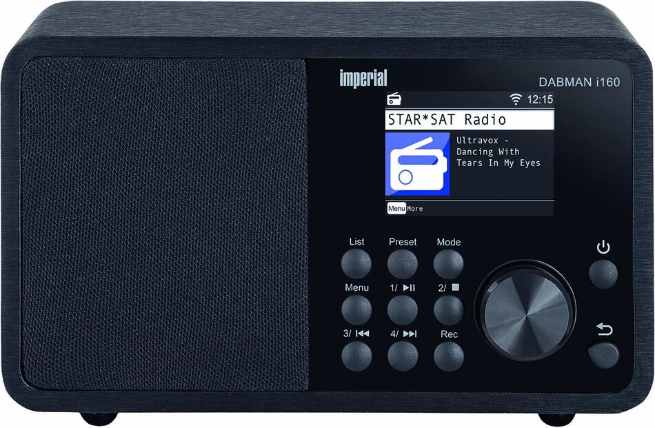 DABMAN i160 DAB+ a internetové rádio černá Imperial 22-263-10