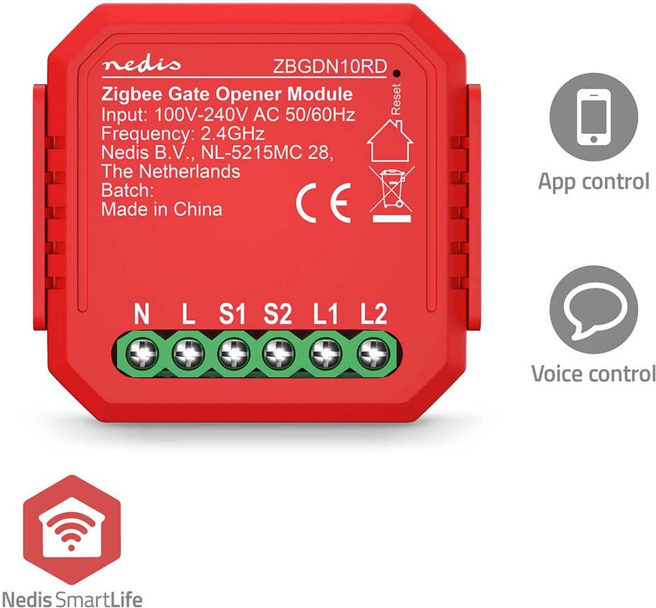 Vestavěný Modul SmartLife NEDIS ZBGDN10RD