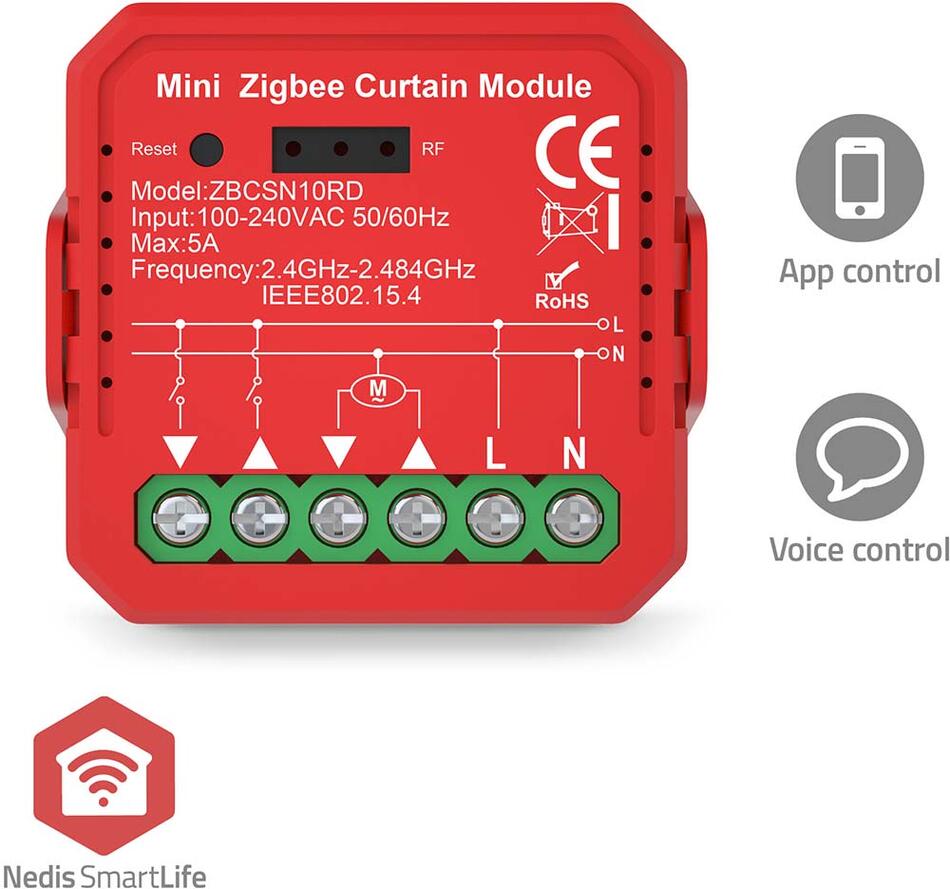 Vestavěný Modul SmartLife NEDIS ZBCSN10RD