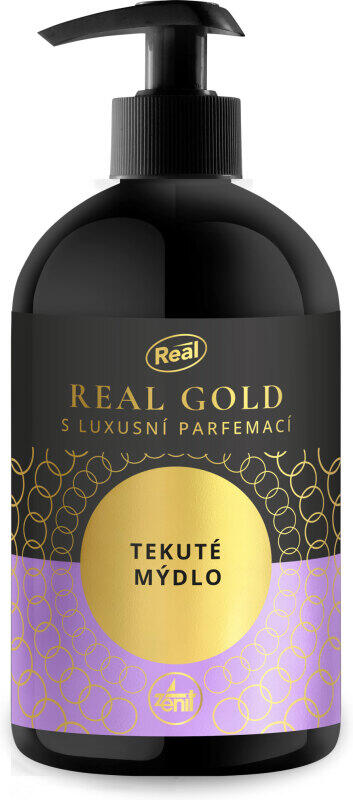 REAL GOLD Tekuté mýdlo s luxusní parfemací 500 g