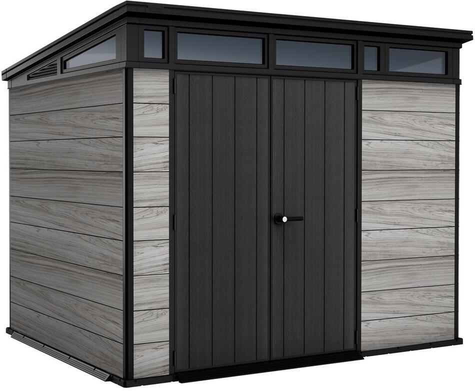 Zahradní domek Keter PENT Signature 9x7 Storm Grey, s podlahou