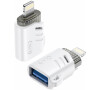 Aligator Adaptér USB - C/USB (OTG) bílý