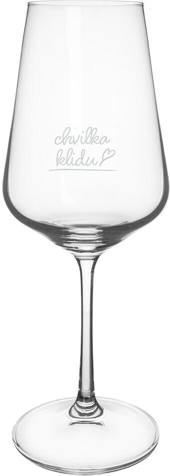 Sklenice na víno Chvilka klidu 0,45 l 1 ks Orion
