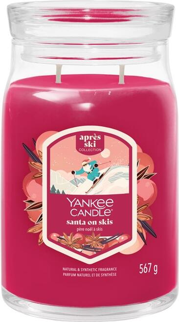 YANKEE CANDLE SANTA ON SKIS SIGNATURE VELKÝ
