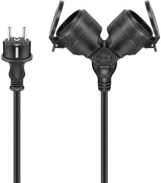 Prodlužovací kabel 2 zásuvky 25m GOOBAY 65436