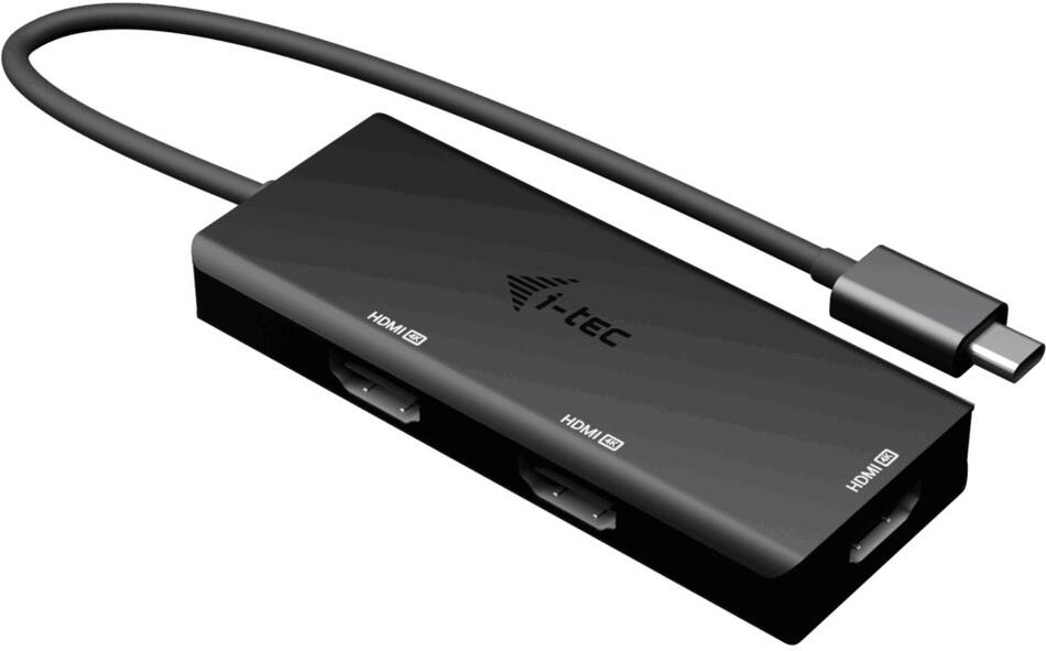 i-tec USB-C Triple 4K HDMI video adaptér, Power Delivery 100W (C31TRIPLE4KHDMIPD)