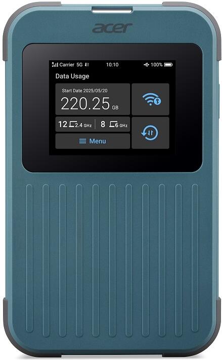 Acer Connect M4 5G - 5G&LTE dual connectivity mobile WiFi hotspot router (FF.G2ZTA.001)
