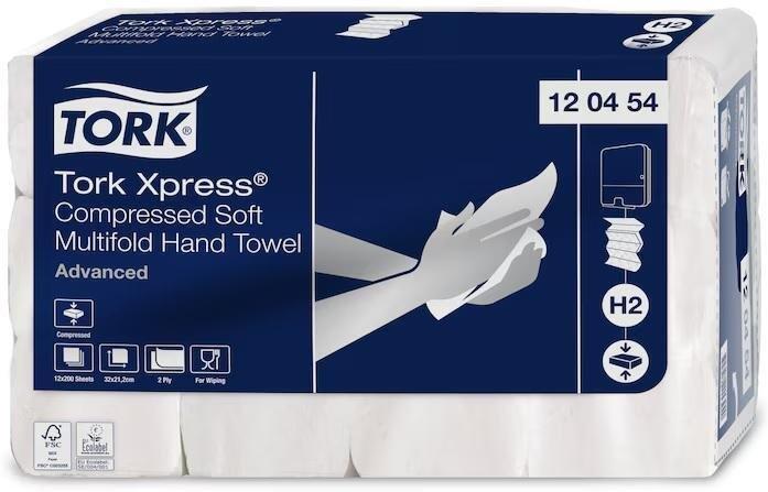 Ručníky Tork papírové skládané Xpress Advanced Soft bílá H2 2400ks - 1krt