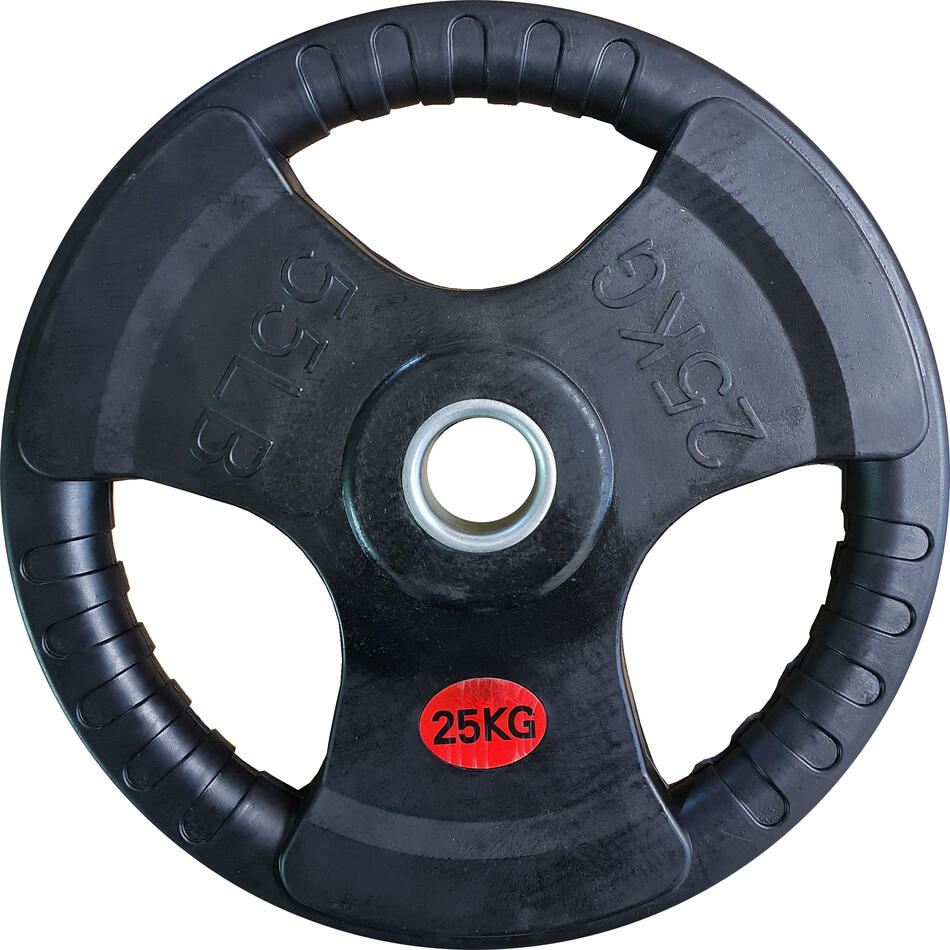 Náhradní pogumovaný kotouč s úchopy 25 kg - průměr 50 mm
