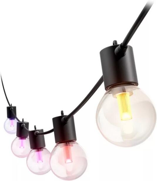 Hue Festavia Globe venkovní řetěz, 14m, 20 žárovek, černý Philips HUE