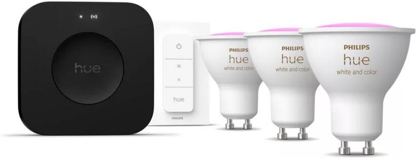 Hue WCA 3x LED žárovka, 4,2W, 400lm, dimmer switch, 3x GU10 Philips HUE