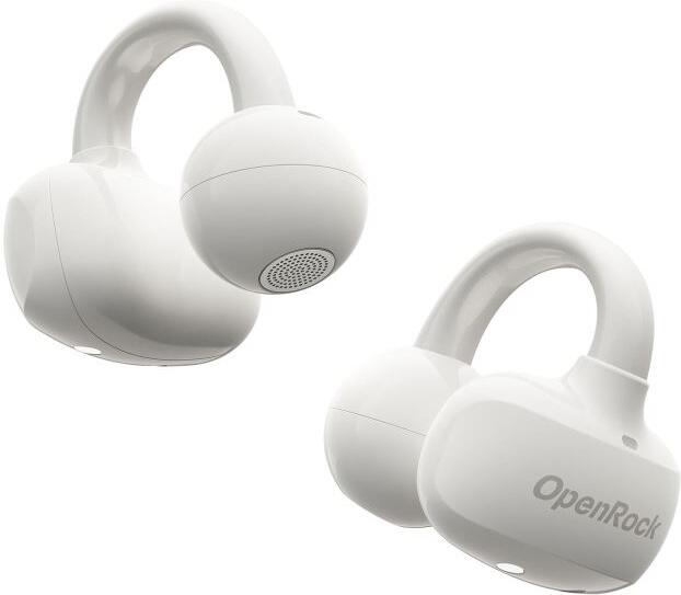 OpenRock E – Sportovní otevřená bezdrátová sluchátka, Bluetooth, bílá (OpenRockEW)