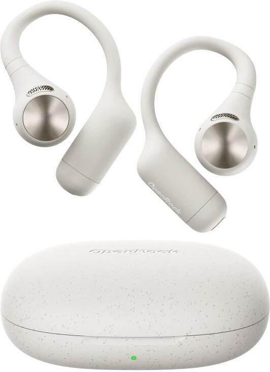 OpenRock S2 – Sportovní otevřená bezdrátová sluchátka, Bluetooth, bílá (OpenRockS2W)