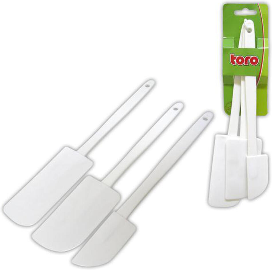 Plastová stěrka na těsto TORO 3ks
