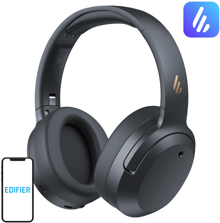 Sluchátka EDIFIER W820NB Plus V25, šedá
