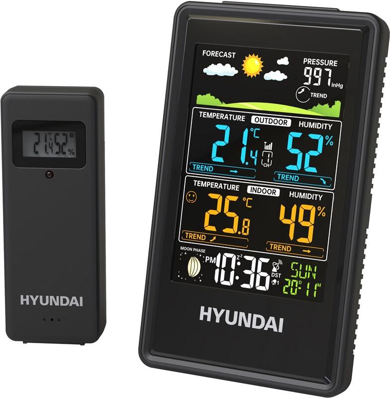 Meteostanice Hyundai WS 2350, černá
