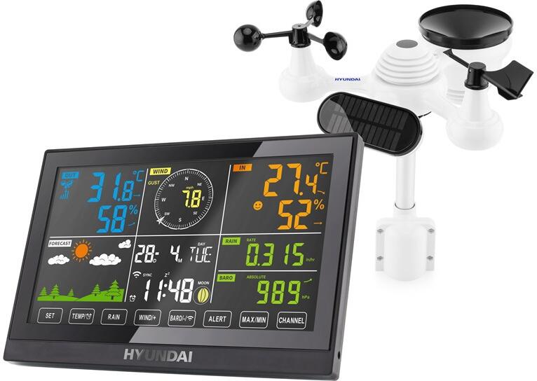 Meteostanice Hyundai WSP 5200 WIFI, černá