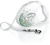 Flexi Vodítko Glam Splash S pásek 3m Leaf