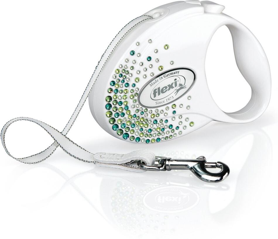 Flexi Vodítko Glam Splash S pásek 3m Leaf