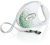Flexi Vodítko Glam Splash M pásek 5m Leaf