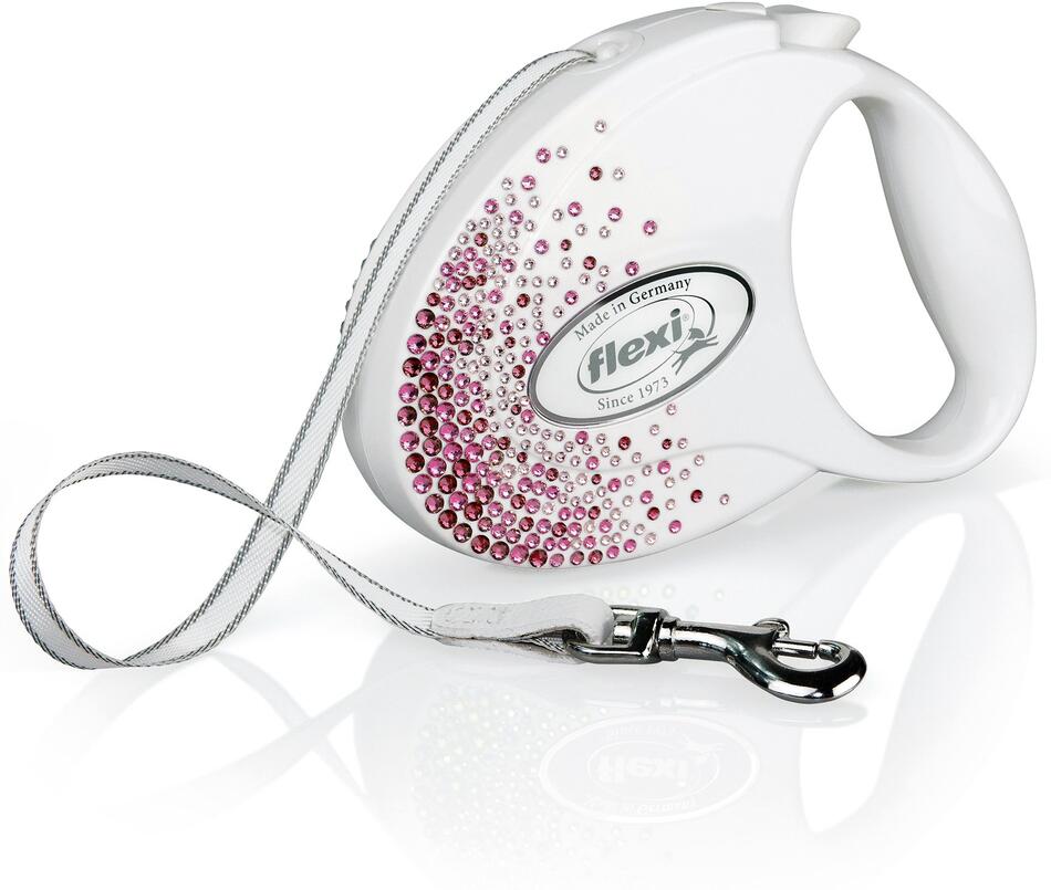 Flexi Vodítko Glam Splash M pásek 5m Pink