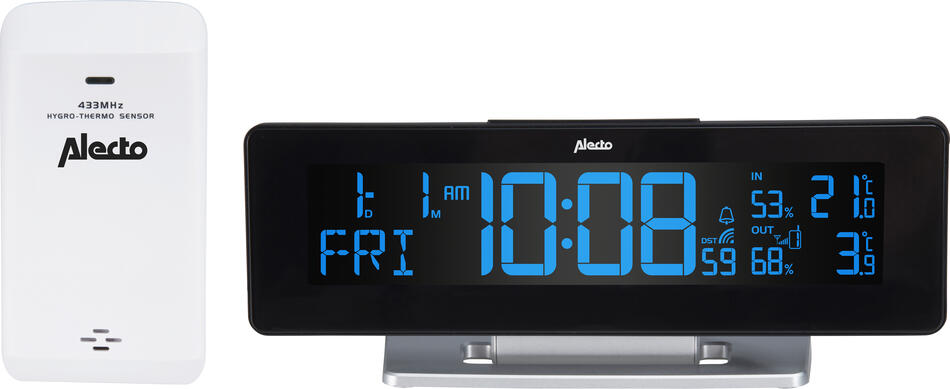 Digitální budík s meteostanicí Alecto WS-2500