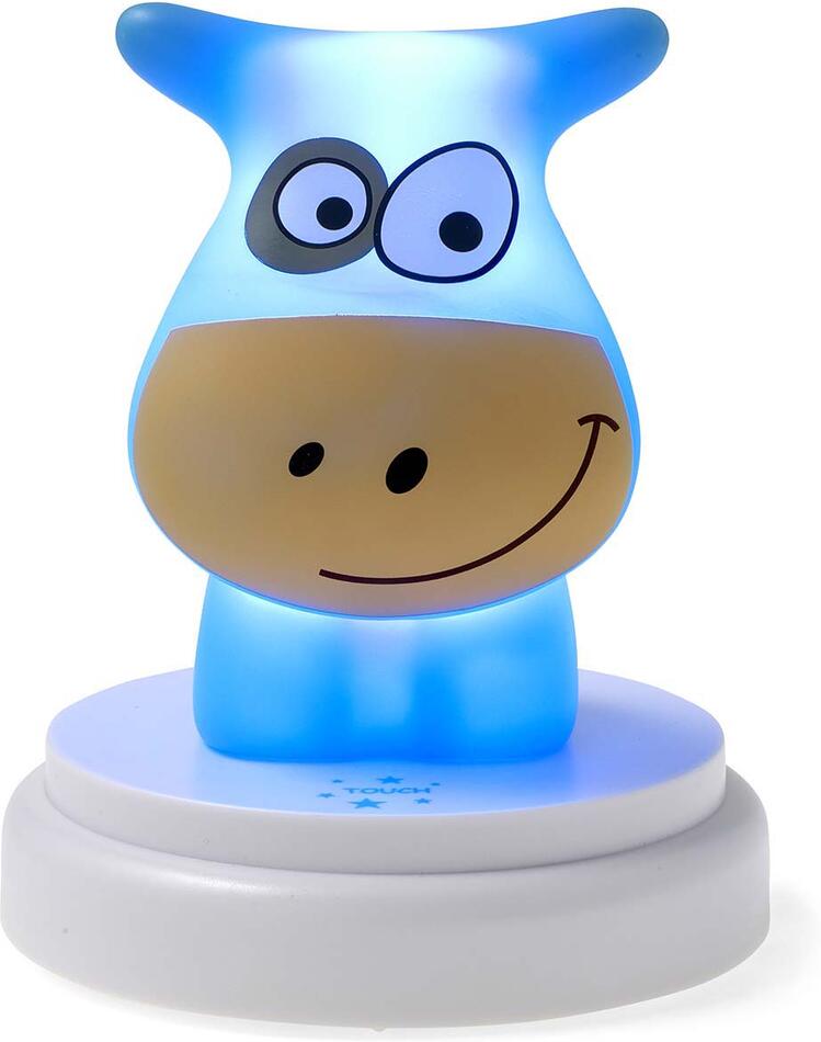 NAUGHTY COW LED noční světlo modrá kráva Alecto