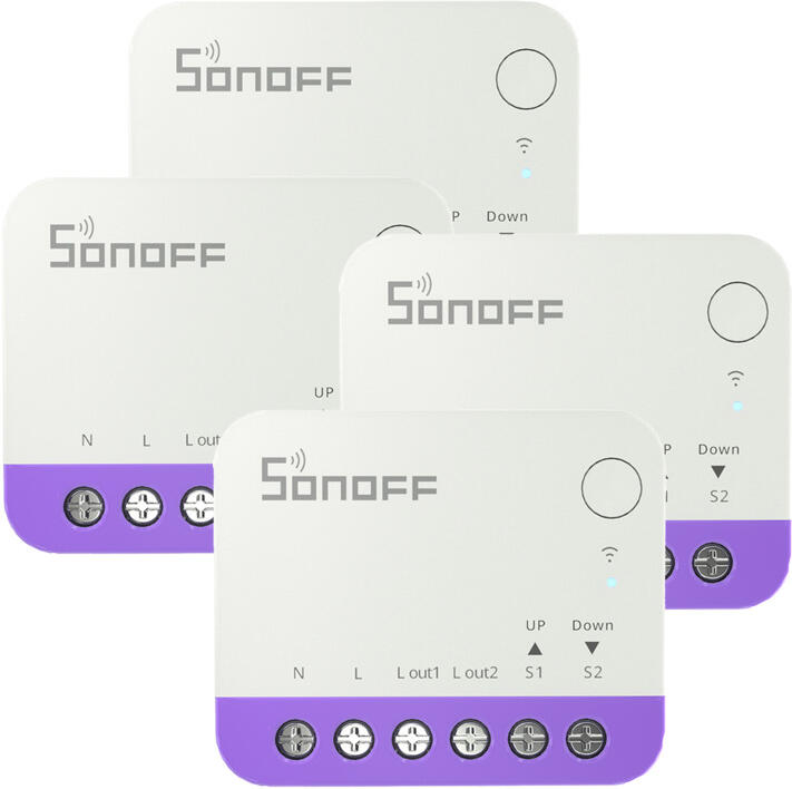 Smart mini roletový spínač SONOFF MINI-RBS, 4 ks