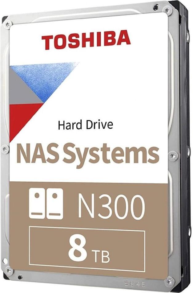 TOSHIBA HDD N300 NAS 8TB, SATA III, 512MB cache, BULK (HDEX01RZNA51F)