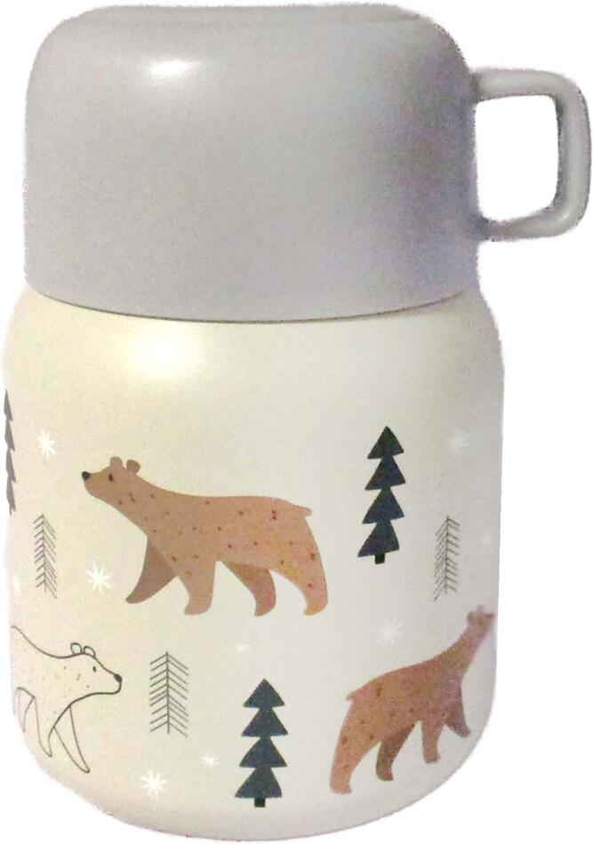 Nerezová termoska na jídlo KITCHISIMO 400ml medvídek
