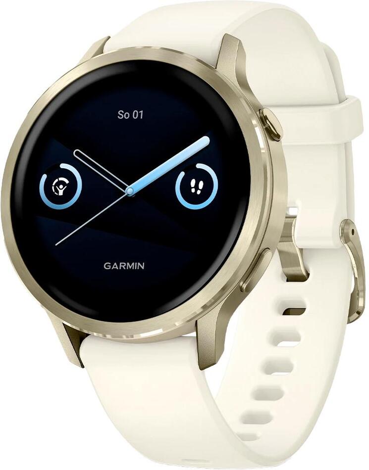 Smart hodinky Garmin Venu 4 41mm Lunar Gold/Bone si